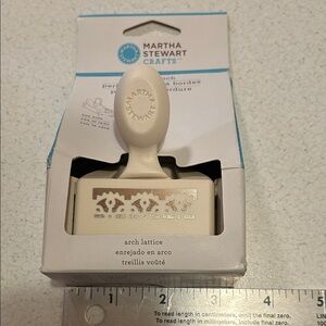 Martha Stewart “arched lattice” Border Punch